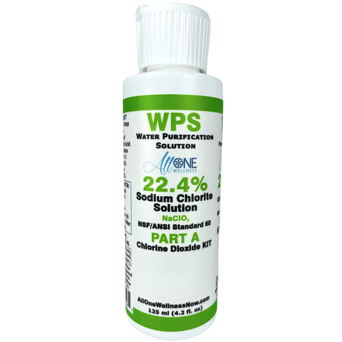 WPS Water Purification Solution Sodium Chlorite 22.4% PART A 125ml - AllOne Wellness CA$15.97